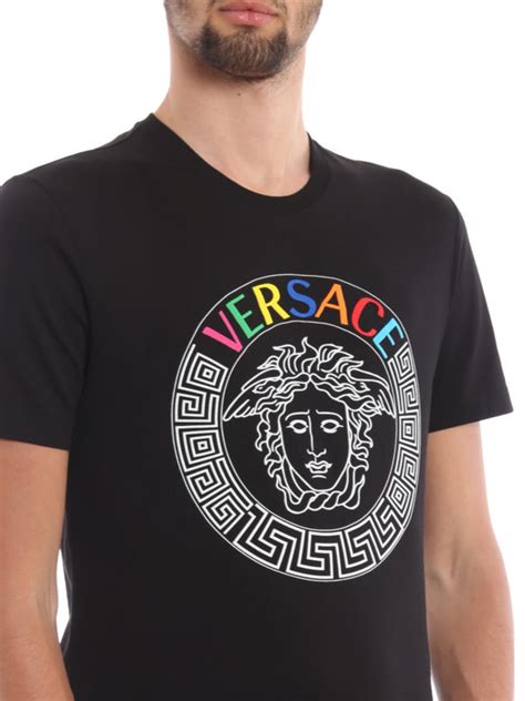 rainbow versace shirt|VERSACE.